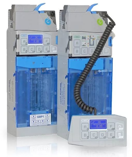 Монетоприемники NRI Currenza C2 в модификациях Blue и Green